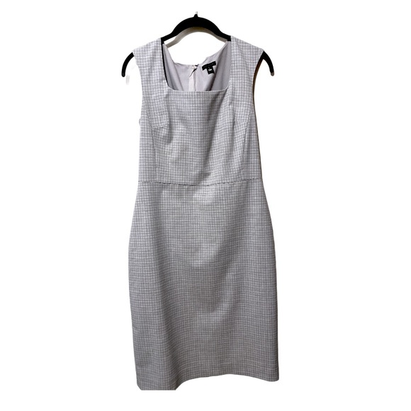Ann Taylor  sleeveless gingham dress 2 - Picture 2 of 3